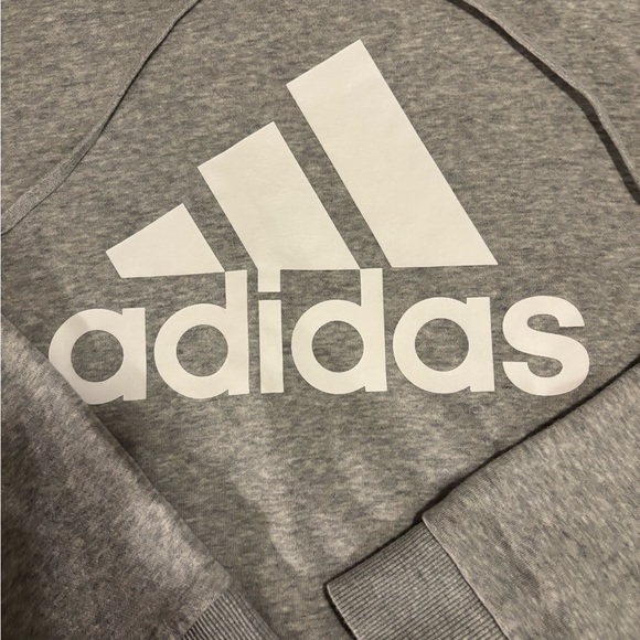 Adidas Women’s Gray Hoodie with Logo - Picture 2 of 8